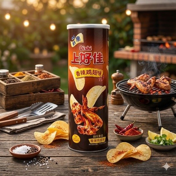 Producto - Papas Fritas Sabor Alitas Picante marca Oishi (85 g)