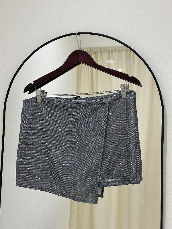 Producto - Skort Cristy Plateada