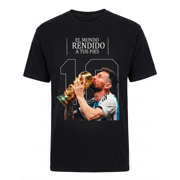 Producto - Remera Messi Campeón del Mundo