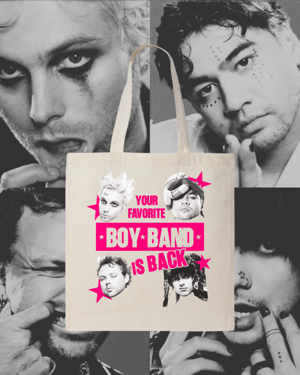 Producto - Fav boyband- totebag