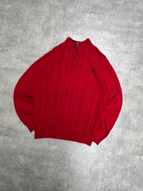Producto - Buzo 1/4 Zip Polo ASSN Vtg 90s T.L - 1