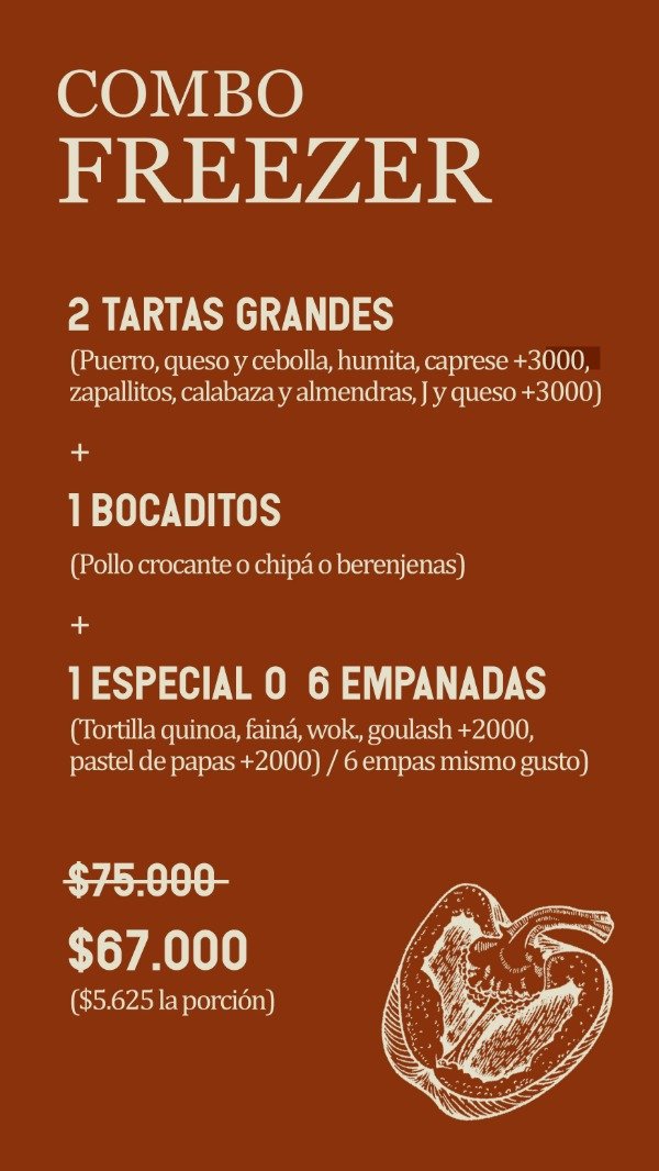 Producto - Combo LLENÁ EL FREEZER