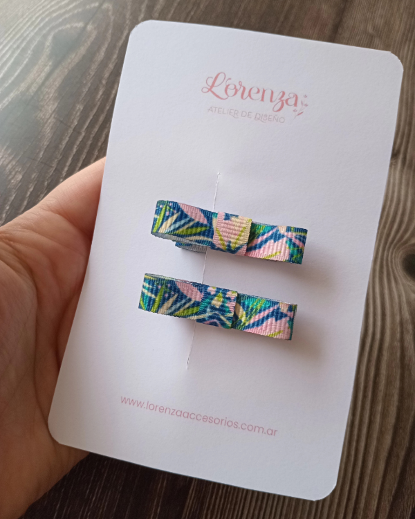 Producto - Hebillas 3 cm - Baby Gross Estampada Azul