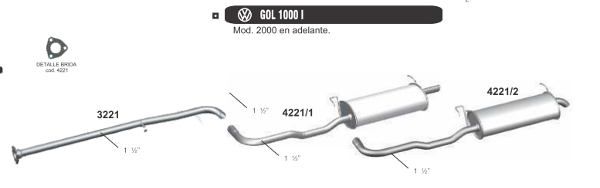 Producto - GOL 1000 I