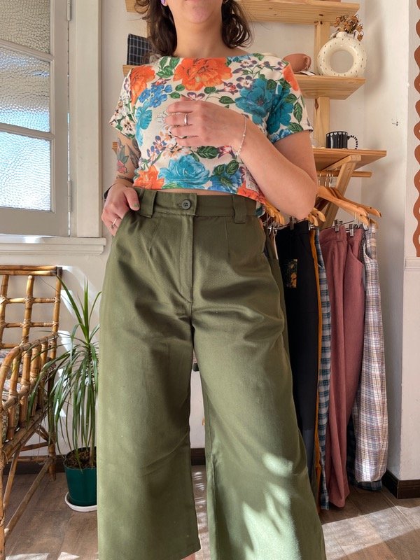 Producto - Pantalón Orquídea verde