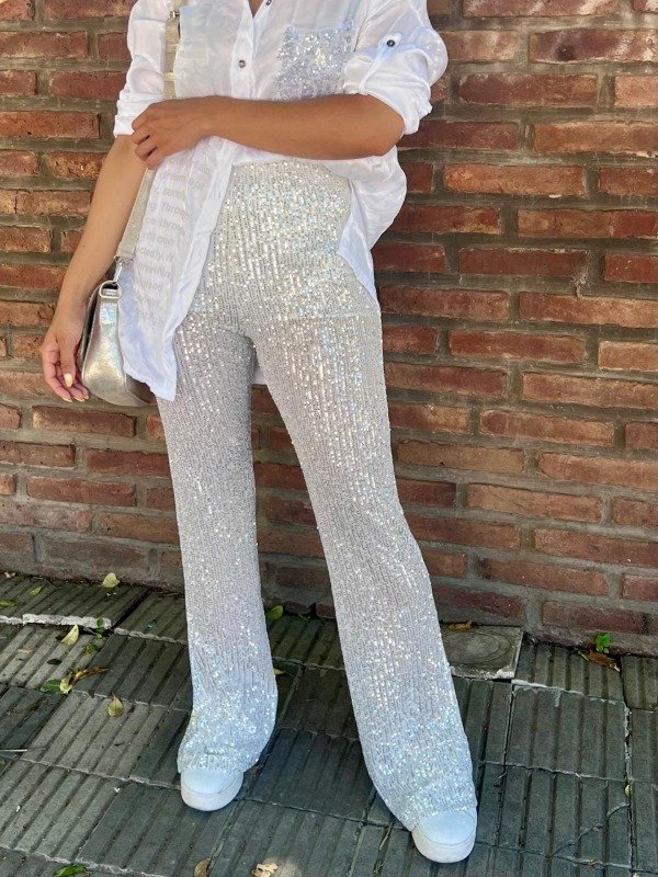Producto - PANTALON PAILLETTE RUBI PLATA