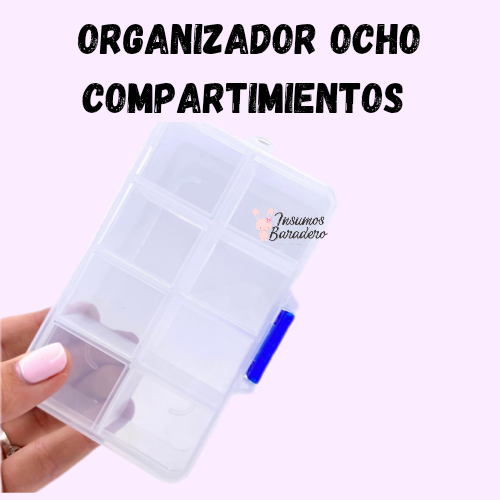 Producto - Organizador 8 compartimientos mediano