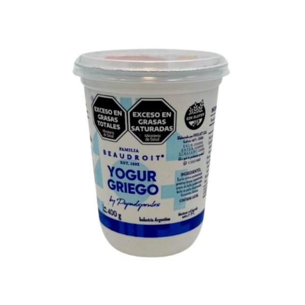 Producto - Yogur Griego Natural Sin azúcar Beaudroit 400gr