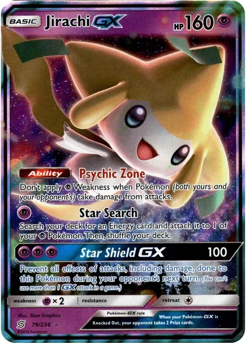 Producto - Jirachi GX - 79/236 - Unified Minds - Holo