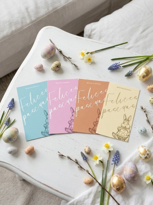 Producto - Tarjeta pascua - vertical