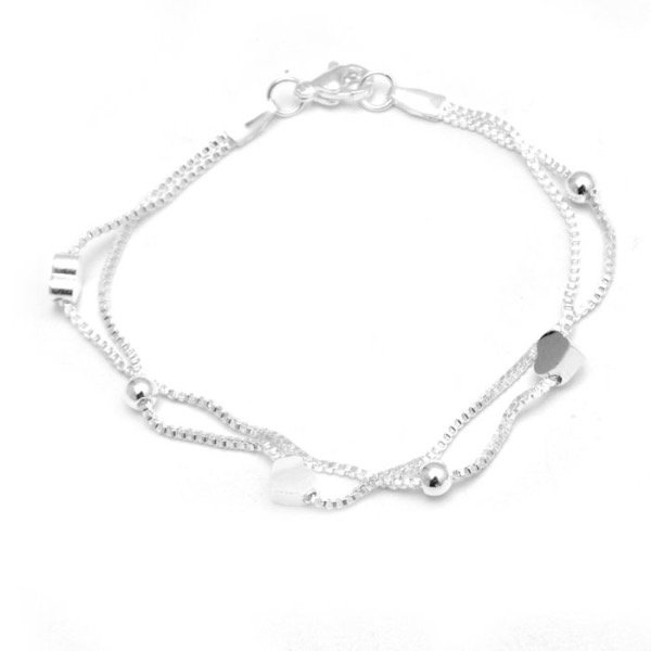 Producto - Pulsera Corazones 18cm