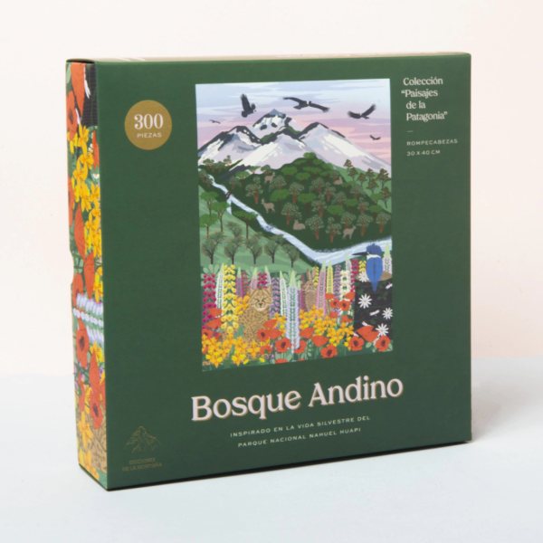 Producto - Rompecabezas de 300 piezas "Bosque Andino" Colección "Paisajes de la Patagonia"