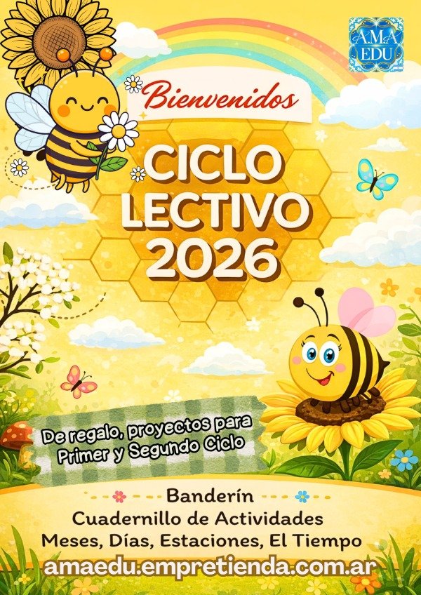 Producto - Pack ABEJITAS: Bienvenidos + Actividades + Proyectos