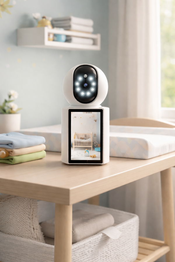 Producto - Cámara de Seguridad WiFi de Interior con Pantalla