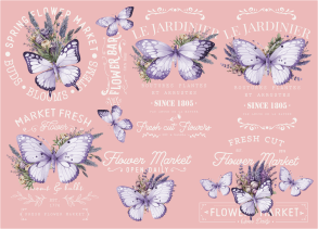 Producto - MARIPOSAS 9B TRANSFERMIXED A5
