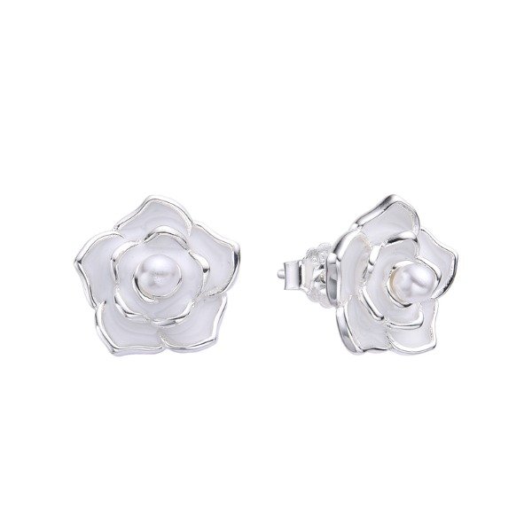 Producto - Aros de flor y perla 1