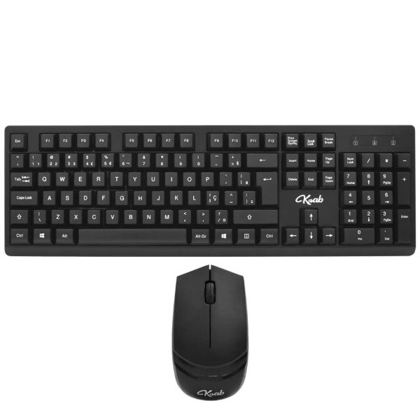 Producto - Krab Kit y Teclado KBKTM15 - 1600 DPI - Portugus - Negro