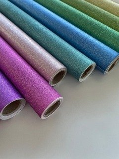 Producto - PAPEL AUTOADHESIVO GLITTER COLORES X1MTS