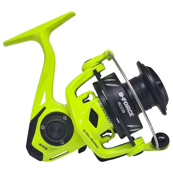 Producto - Reel Frontal CASTER G-Force 4009 Neon Yellow 9 Rulemanes Edición Limitada