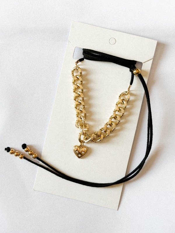 Producto - Choker cadena grum dorada