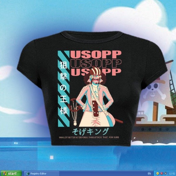 Producto - GOD USOPP - Baby tee