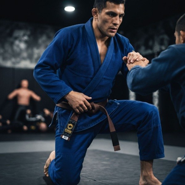 Producto - Cinturón faixa BJJ Jiu Jitsu Kingz Gold Label V2 Marron - 2