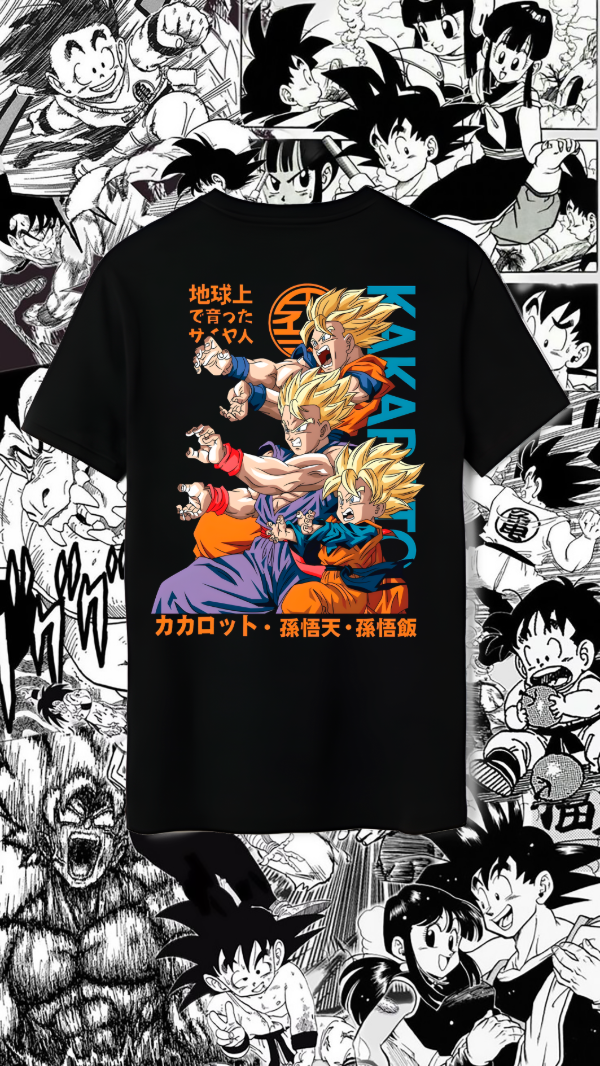 Producto - Remera Oversize Dragon Ball Z Kamehame ha