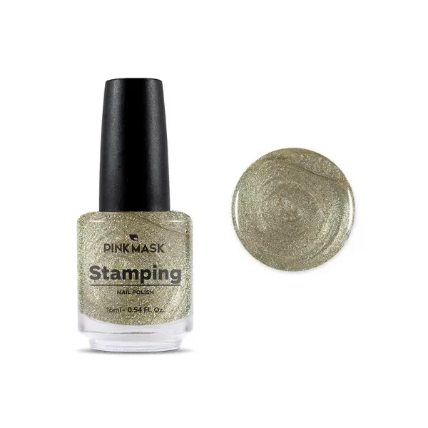 Producto - Esmalte Para Stamping Pink Mask - Dorado