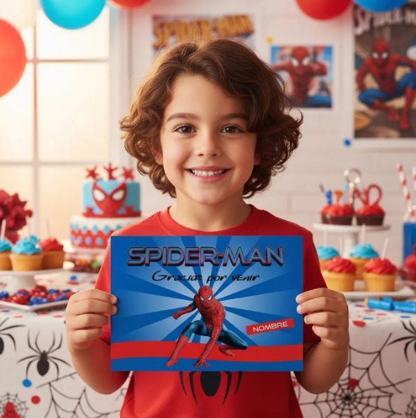 Producto - Kit Imprimible Spiderman Editable - 0