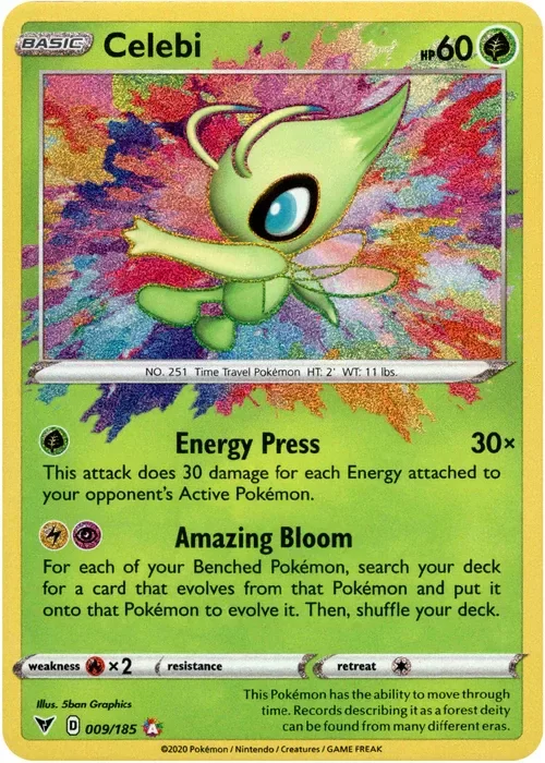 Producto - Celebi - 009/185 - Vivid Voltage - Holo