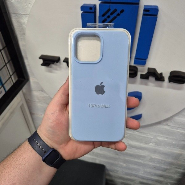 Producto - Silicone Case Celeste Pastel - iPhone 13 Pro Max