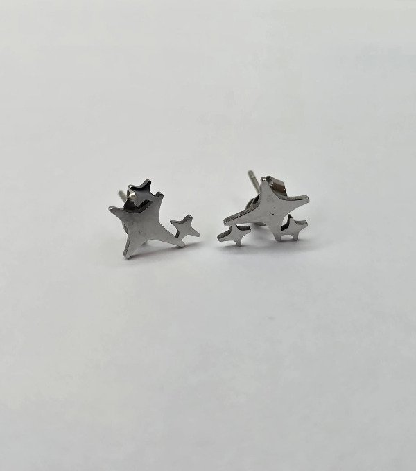 Producto - Aros por par plateados 2