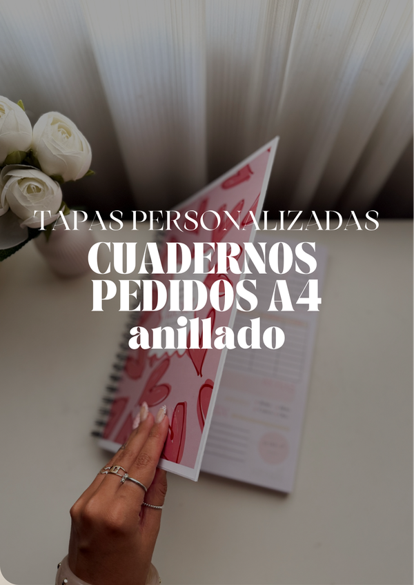 Producto - Cuadernos Pedidos Personalizado A4 anillado