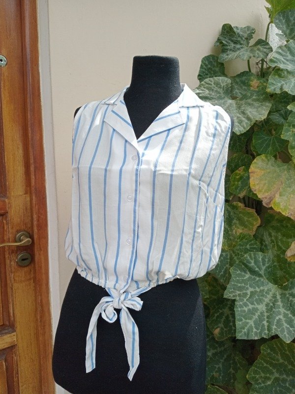 Producto - Camisa lazo líneas.