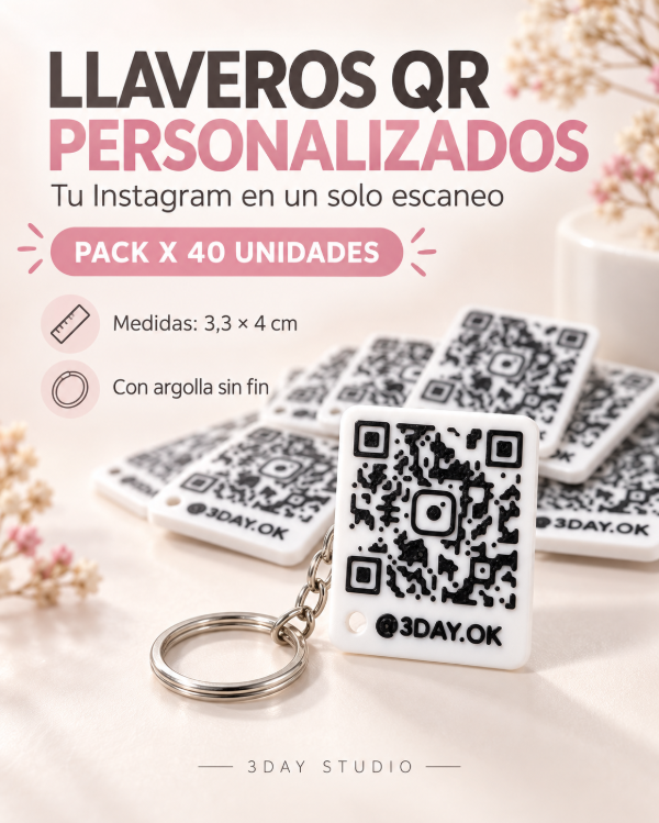 Producto - Llavero QR - Instagram - 0