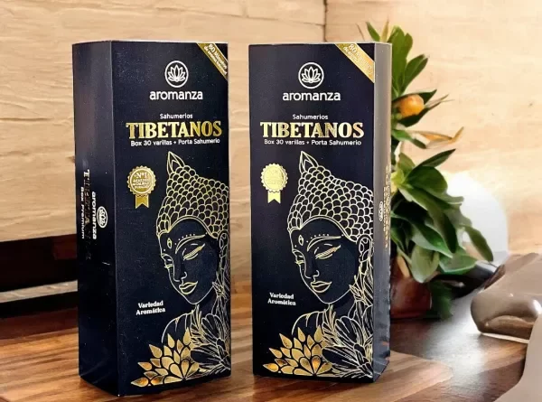 Producto - Box sahumerios tibetanos x30 varillas - Aromanza - 7
