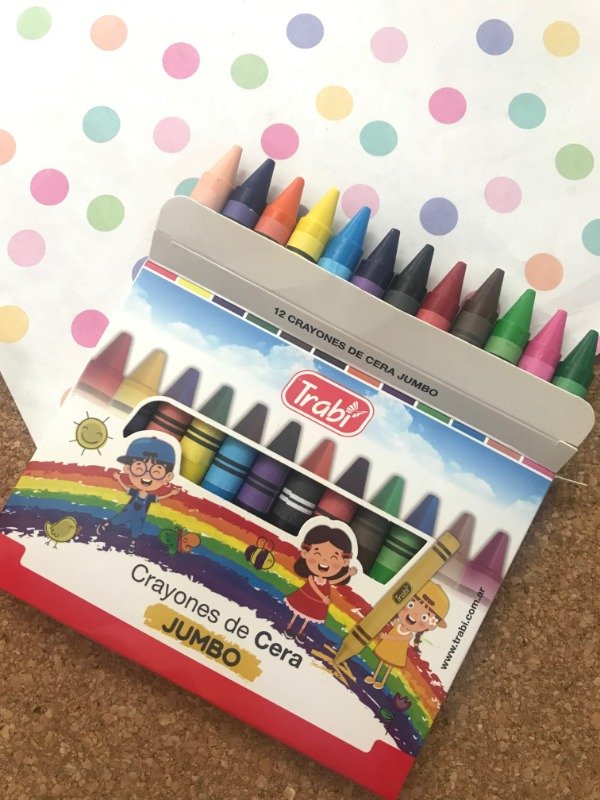 Producto - Crayones de cera Trabi Jumbo x 12