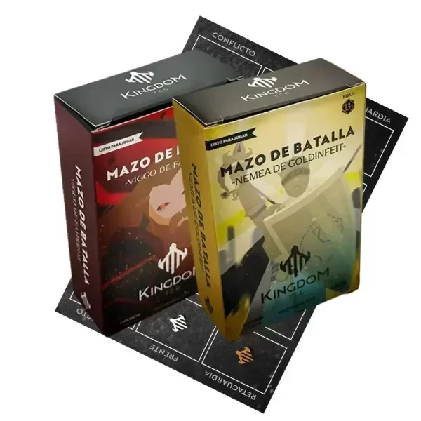 Producto - Combo Coleccionista: 2 Mazos de Batalla (Viggo + Nemea) + Campo de Batalla