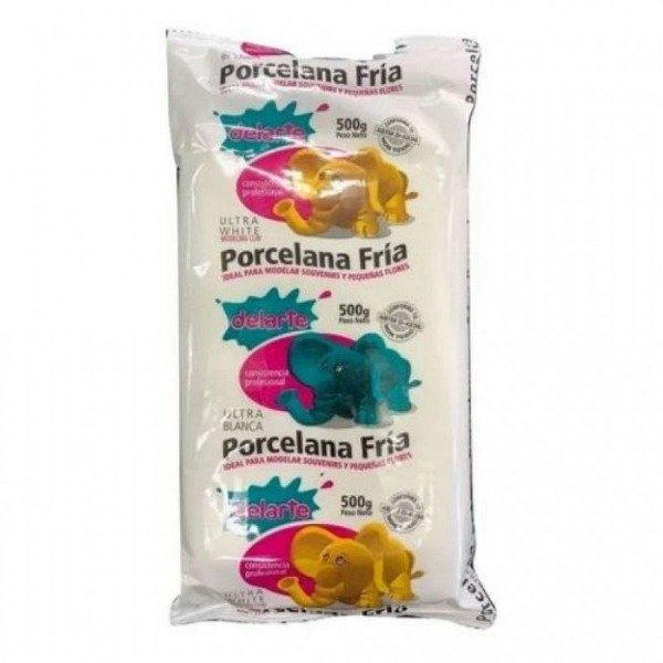Producto - PORCELANA EN FRIO DELARTE X 500 GRS
