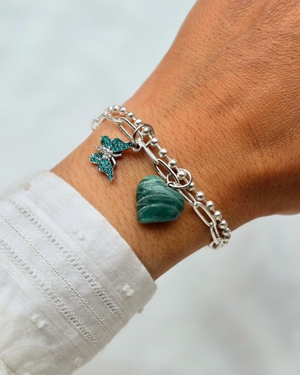 Producto - Pulsera Mariposa Amazonita