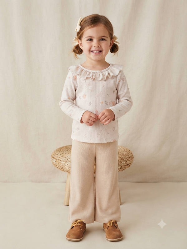 Producto - Remera Lucre con volados - conejo wafle (2A a 8A) - 2
