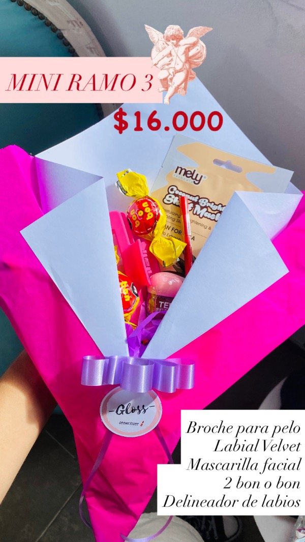 Producto - Ramo mini 3 con chocolates