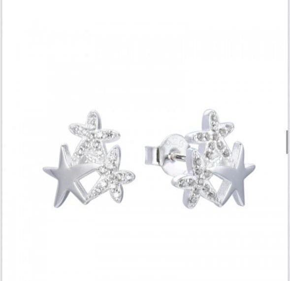 Producto - Aros Estrellas de Plata 925. Par
