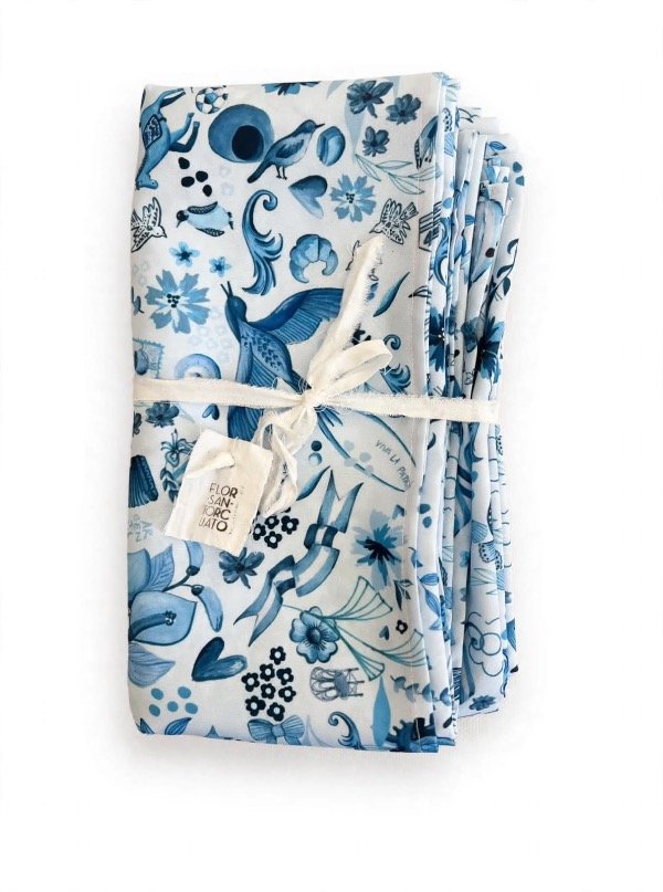 Producto - Manteles secado rápido Argentina Celeste