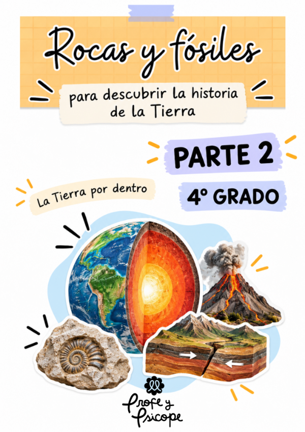 Producto - Rocas y fósiles Parte 2: La Tierra por dentro, placas tectónicas y sus cambios - 0