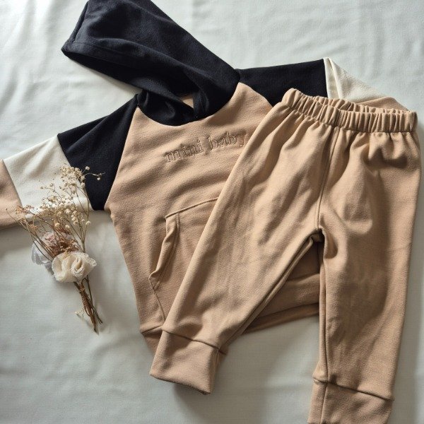 Producto - Conjunto darlon combinado negro y tostado