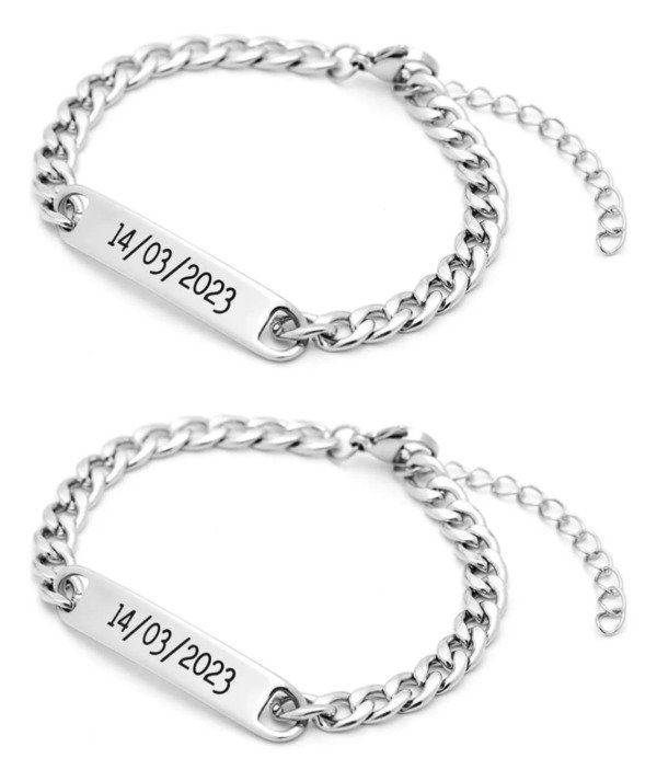 Producto - PULSERA GALA. ACERO PLATEADO. VALOR POR UNIDAD