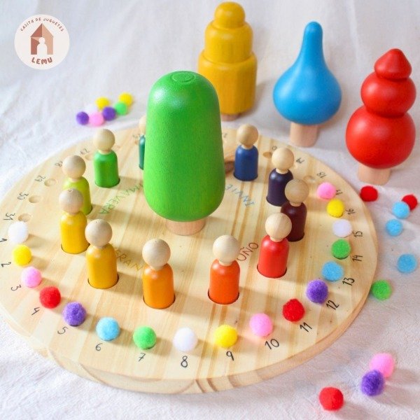 Producto - NOVEDAD! [PREVENTA] Calendario anual circular estilo Waldorf