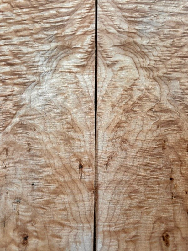 Producto - Tapa de Madera para cuerpo Quilted Maple - Flameado -Acolchado