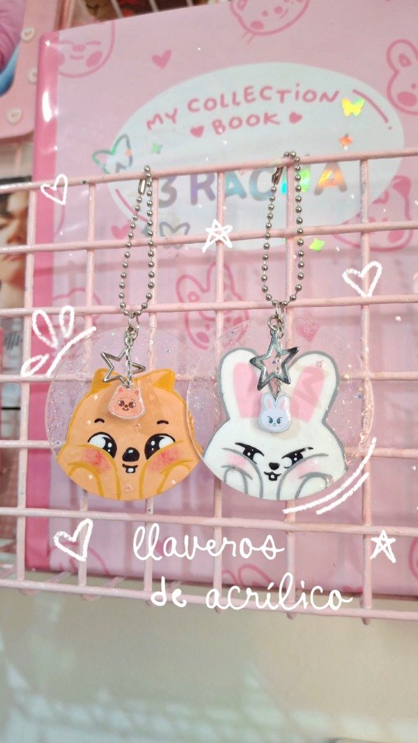 Producto - Llaveros skzoo de acrílico